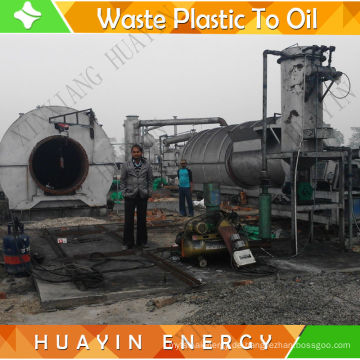 MSW Sortierung Produktionslinie mit Kunststoffabfällen zu Dieselöl Pyrolyseanlage